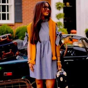 Elizabeth Wilson Designs Ruffle tie dress